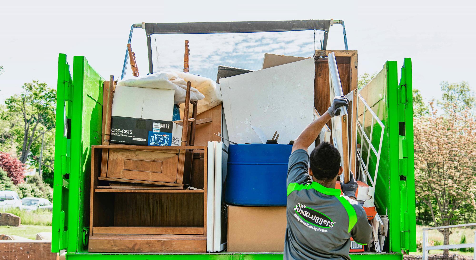 Big Green Box Junkluggers Luggers Of Wilminton Bgb Moving equipment
